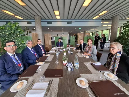 Beynəlxalq Əmək Konfransının sessiyası çərçivəsində ikitərəfli görüş keçirilib