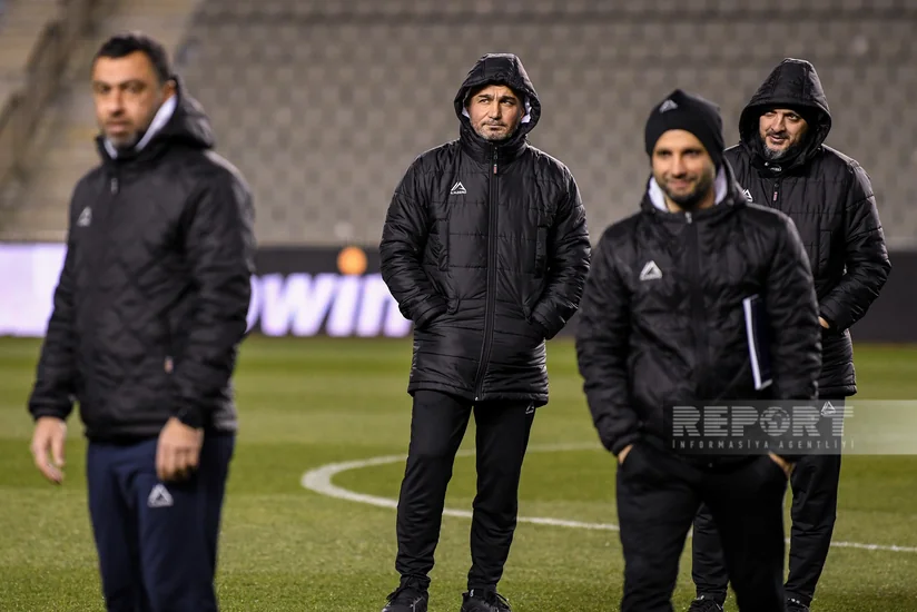 Qarabağ Gentlə oyun öncəsi son məşqə çıxıb