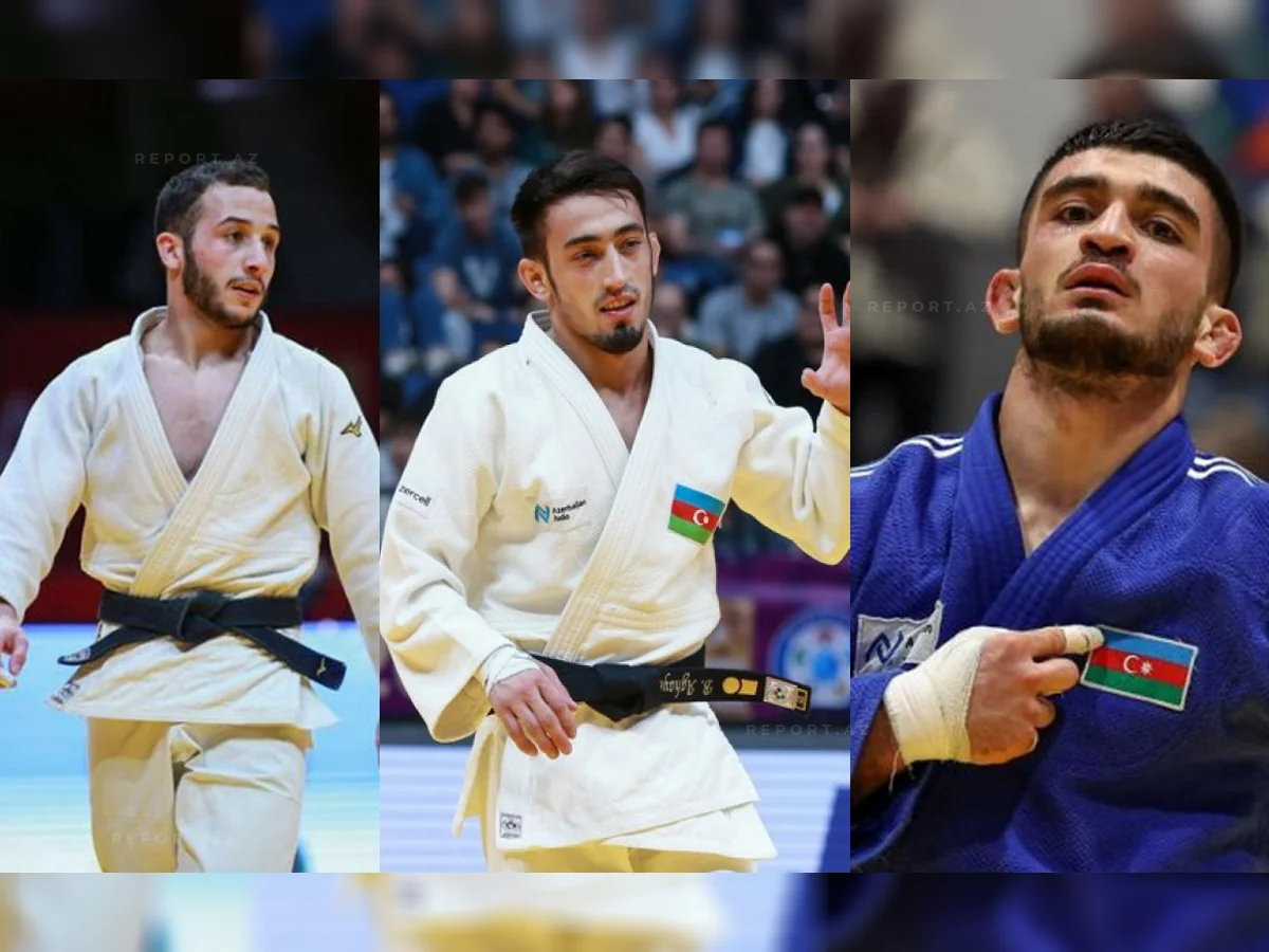Böyük Dəbilqə: Azərbaycanın üç cüdoçusu bürünc medal qazana bilər
