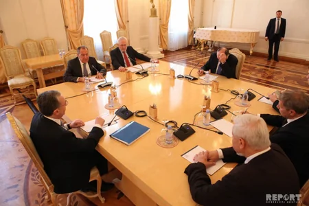 Foreign Ministers of Russia, Azerbaijan and Armenia meet with OSCE Minsk GROUP co-chairs