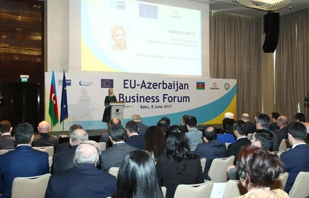 Bakıda Avropa İttifaqı-Azərbaycan biznes-forumu keçirilir