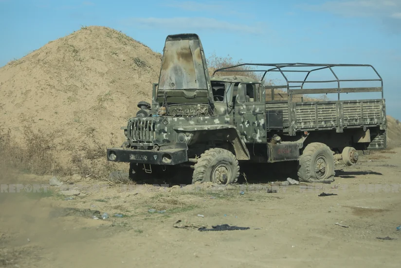 Xarici diplomatlar ermənilərin Füzulidə törətdikləri cinayətlərlə tanış olublar