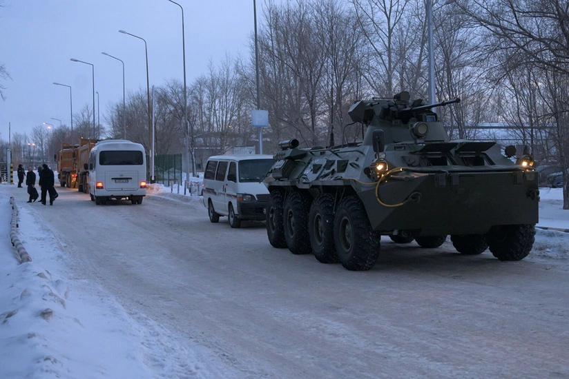 Almaty police detain about 2,000 people