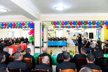Naxçıvanda məhkumlar üçün bayram şənliyi təşkil edilib