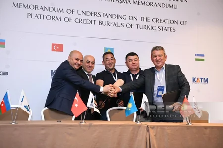 Bakıda Türk dövlətlərinin kredit büroları platformasının yaradılması haqqında memorandum imzalanıb