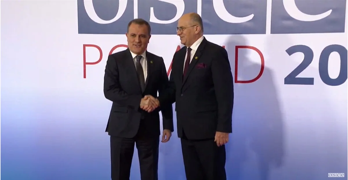 Azerbaijani Foreign Minister attending OSCE ministerial meeting