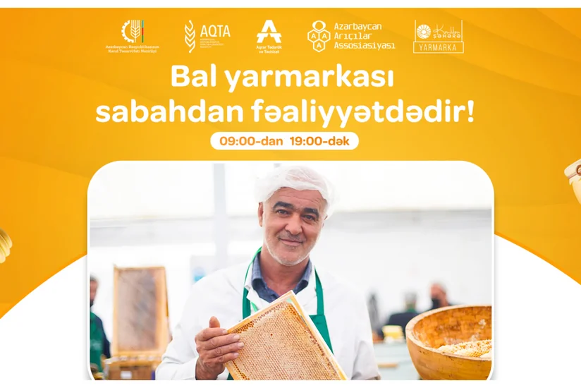 Sabahdan Bakıda arıçılıq məhsullarının yarmarkası fəaliyyətə başlayır