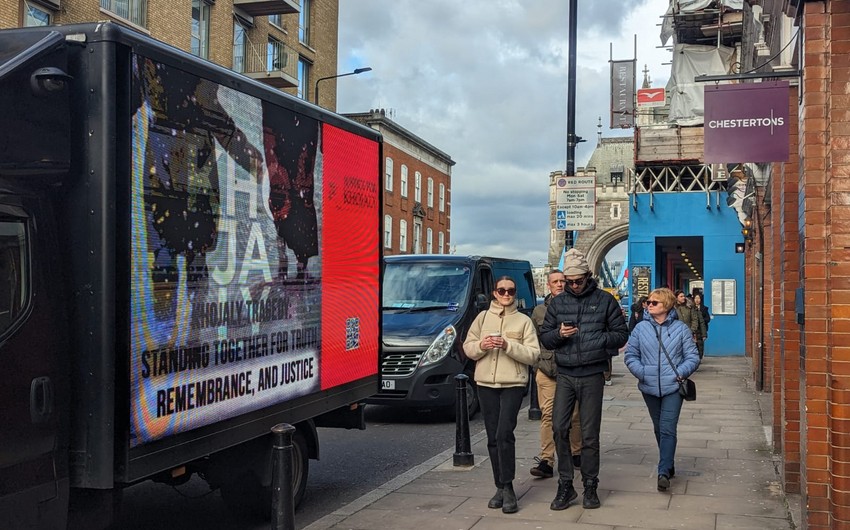 London və Edinburq küçələrində Xocalıya həsr olunmuş məlumatlandırma aksiyası keçirilib