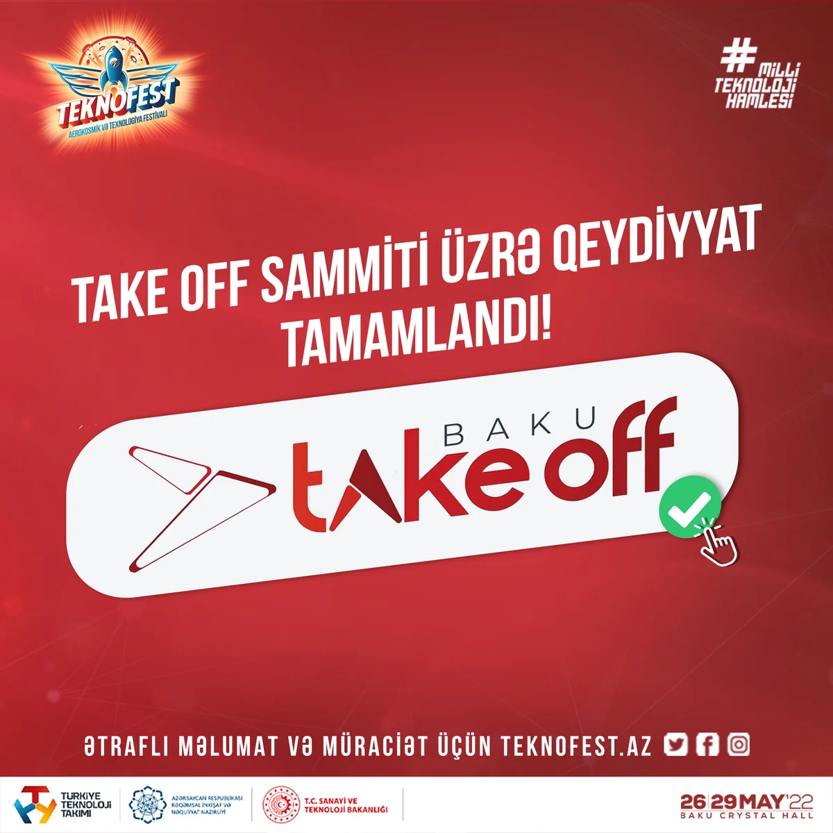 Take off Baku” beynəlxalq startap sammitinə 300-ə yaxın startap qoşulmaq istəyir