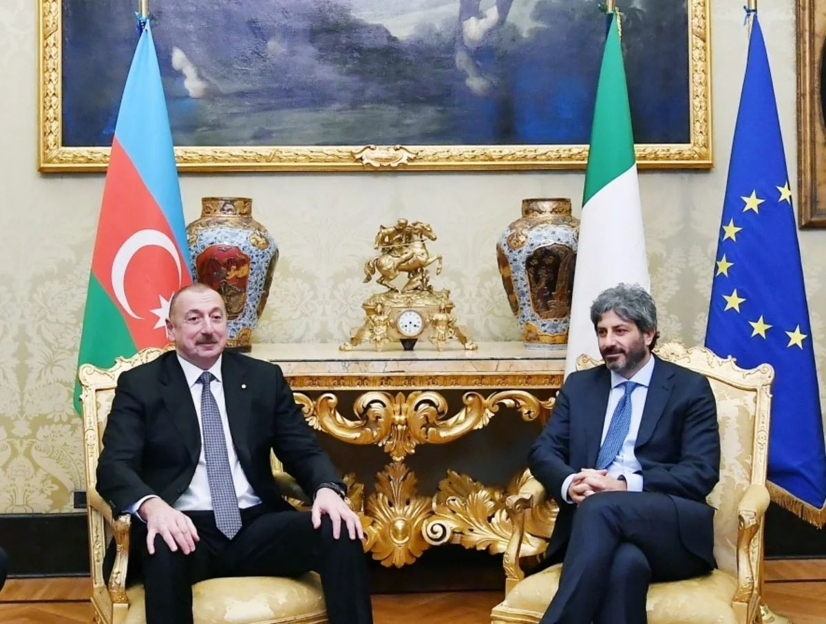 İlham Əliyev İtaliya Deputatlar Palatasının sədri ilə görüşdü - YENİLƏNİB - FOTO