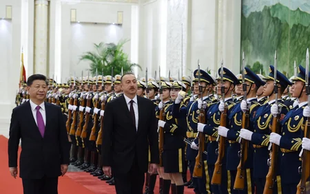 Prezident İlham Əliyevin Pekində rəsmi qarşılanma mərasimi olub