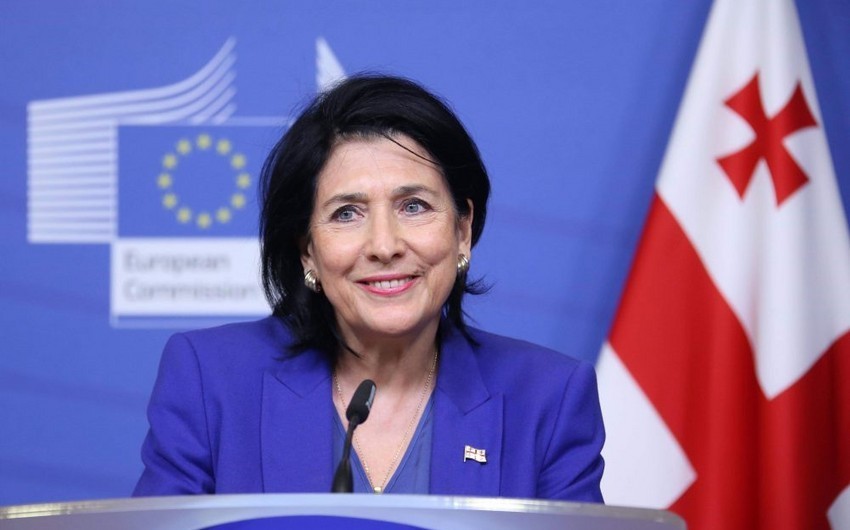 Salome Zurabişvili: “Qafqazın gələcəyini bölgə ölkələri birgə müəyyən etməlidirlər”