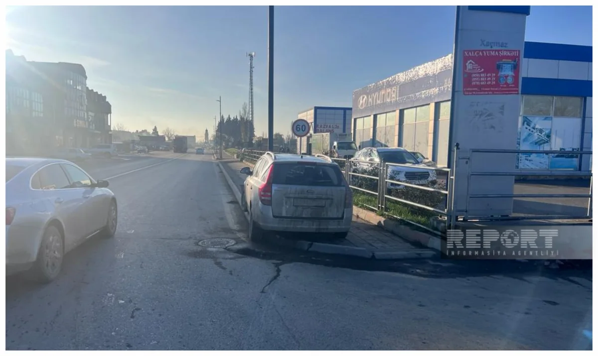 Xaçmazda yol qəzası olub, ər-arvad xəsarət alıb