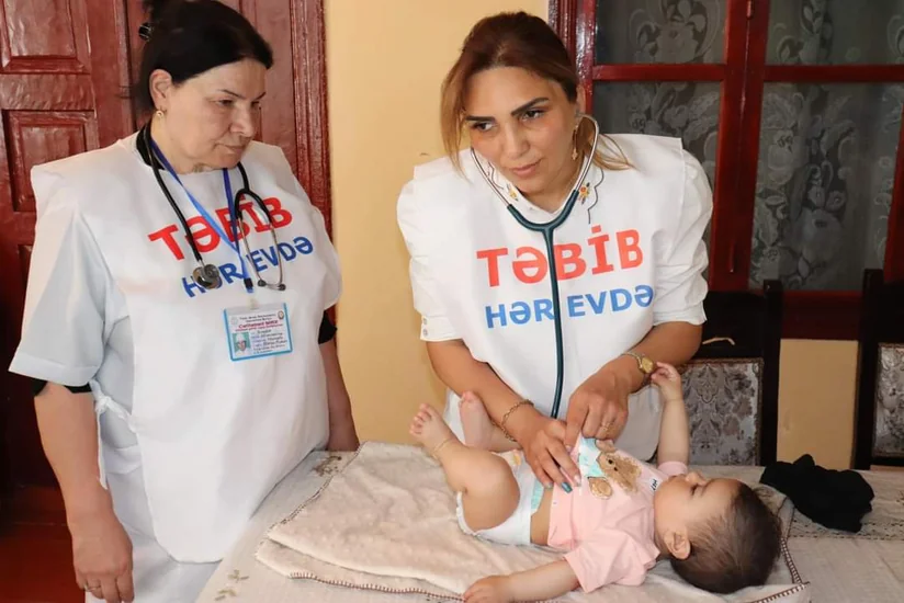 Cəlilabadda peyvənddən kənarda qalan uşaqlar vaksinasiyaya cəlb edilib