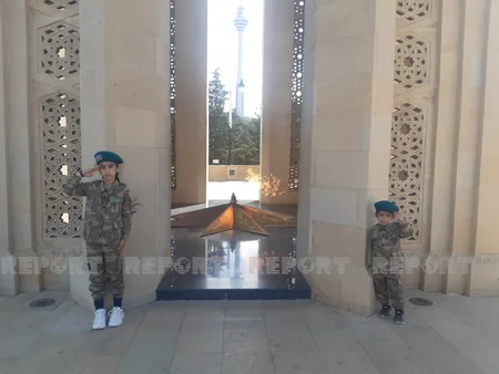 Члены семей шехидов посетили Парк военных трофеев 