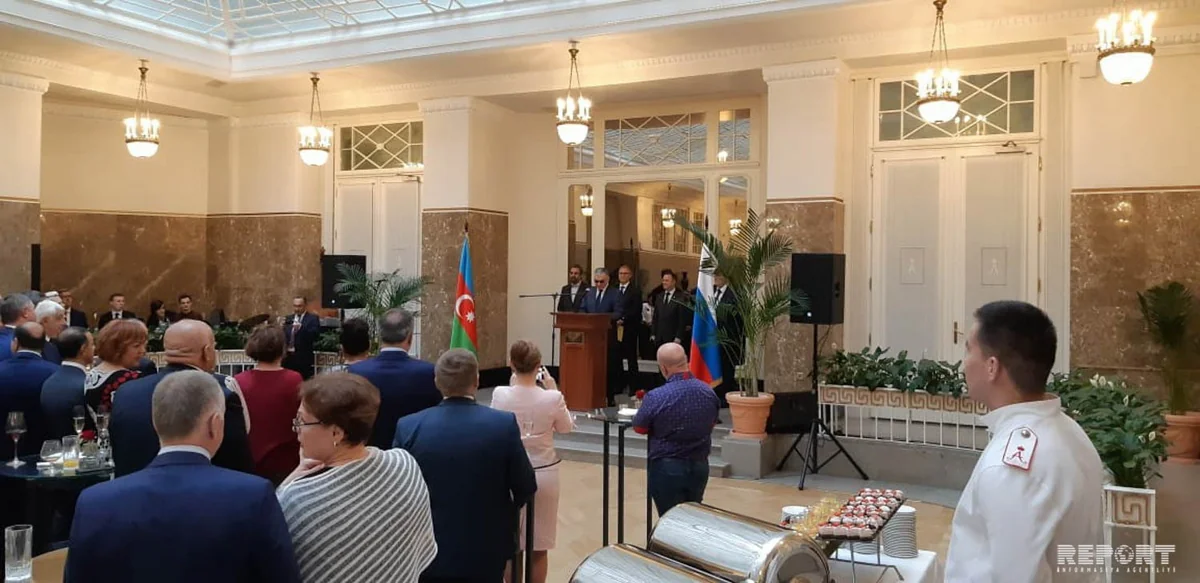 Sankt-Peterburqda 28 May - Respublika Günü münasibətilə rəsmi qəbul təşkil edilib