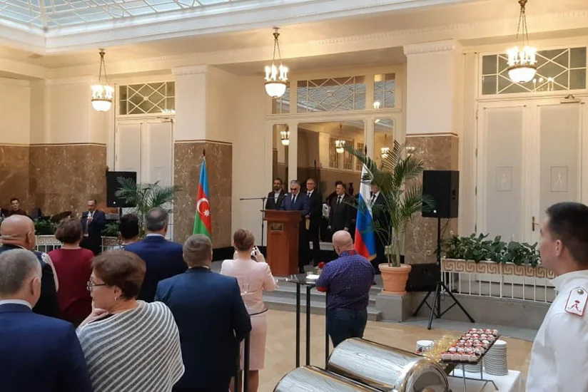 Sankt-Peterburqda 28 May - Respublika Günü münasibətilə rəsmi qəbul təşkil edilib