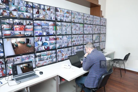 MSK-da yaradılan veb-kameralara texniki nəzarət mərkəzinə baxış keçirilib