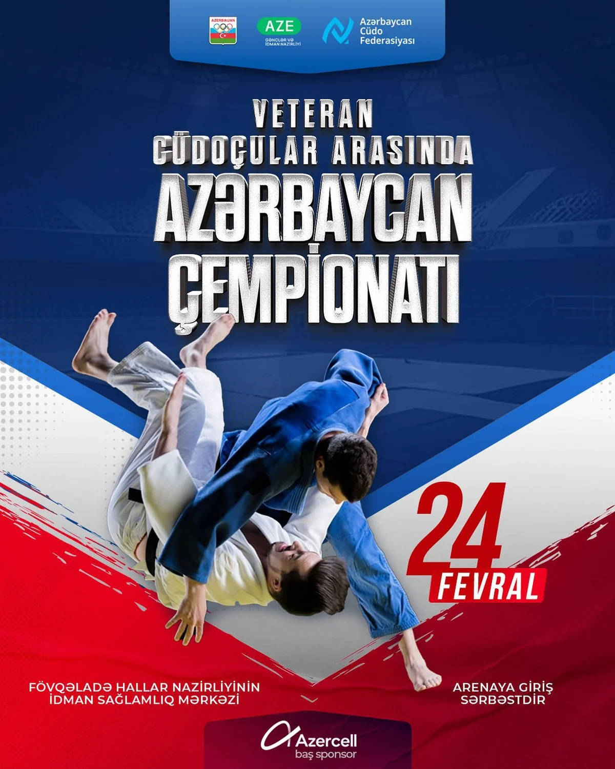 Veteran cüdoçular arasında Azərbaycan çempionatı keçiriləcək