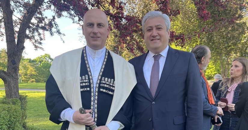 Azerbaijani envoy participates in event on Georgia's Independence Day