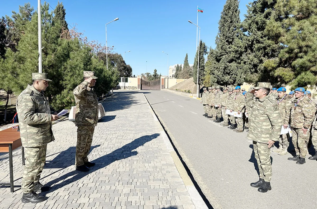 Hərbçilər arasında keçirilən atletika yarışları başa çatıb