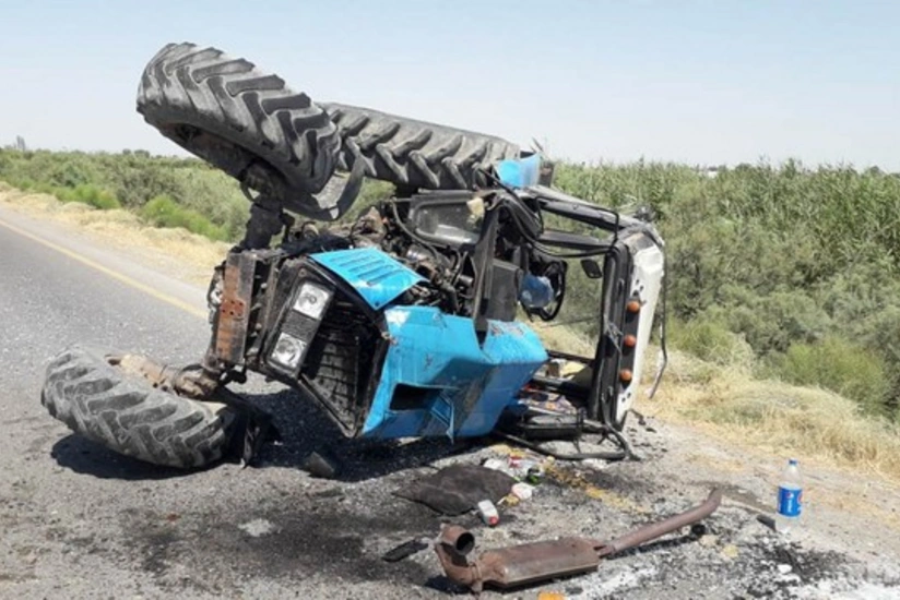 Füzulidə əkin sahəsində traktor aşıb, ölən var