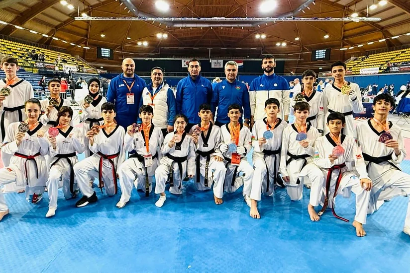 Azərbaycan taekvondoçuları Niderlandda keçirilən yarışda daha 16 medal qazanıblar