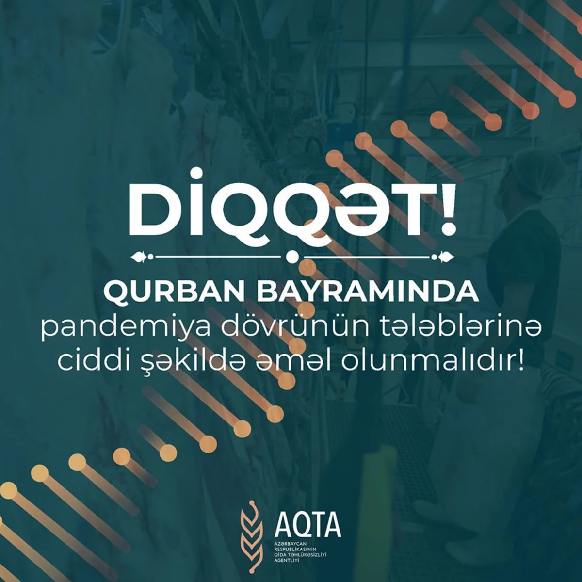 AQTA: Qurban bayramında pandemiya dövrünün tələblərinə əməl olunmalıdır