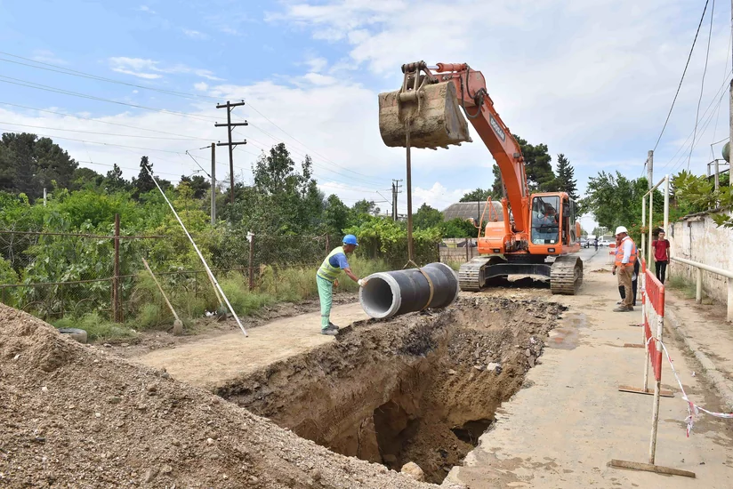 Şirvanda 257 km-lik içməli, 228 km-lik tullantı suyu şəbəkələri tikiləcək