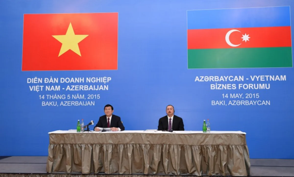 ​Ötən il Azərbaycan və Vyetnam arasında ticarət dövriyyəsi 422 mln. dollar təşkil edib