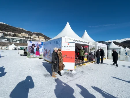 Snow Polo World Cup opening ceremony held in St. Moritz, Switzerland