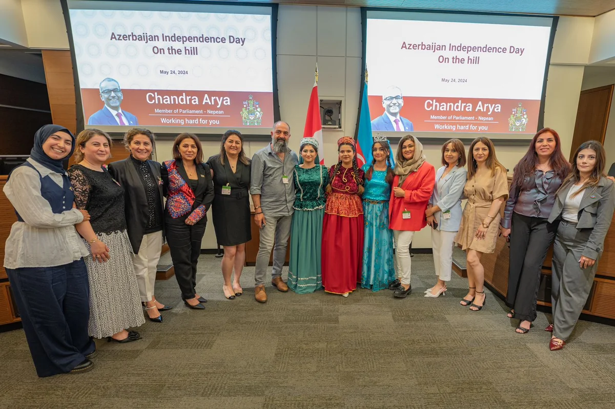 Kanada parlamentində Azərbaycanın 28 May - Müstəqillik Günü qeyd olunub