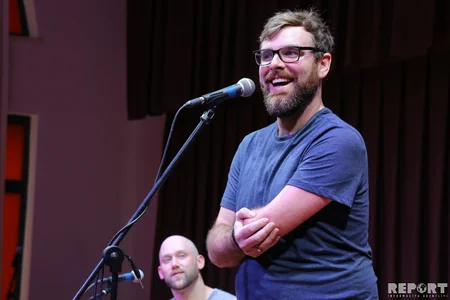 American musician Tony Memmel in Baku - PHOTO