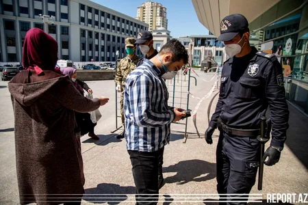 Bakıda polis naryadlarının sayı artırılıb - FOTOREPORTAJ