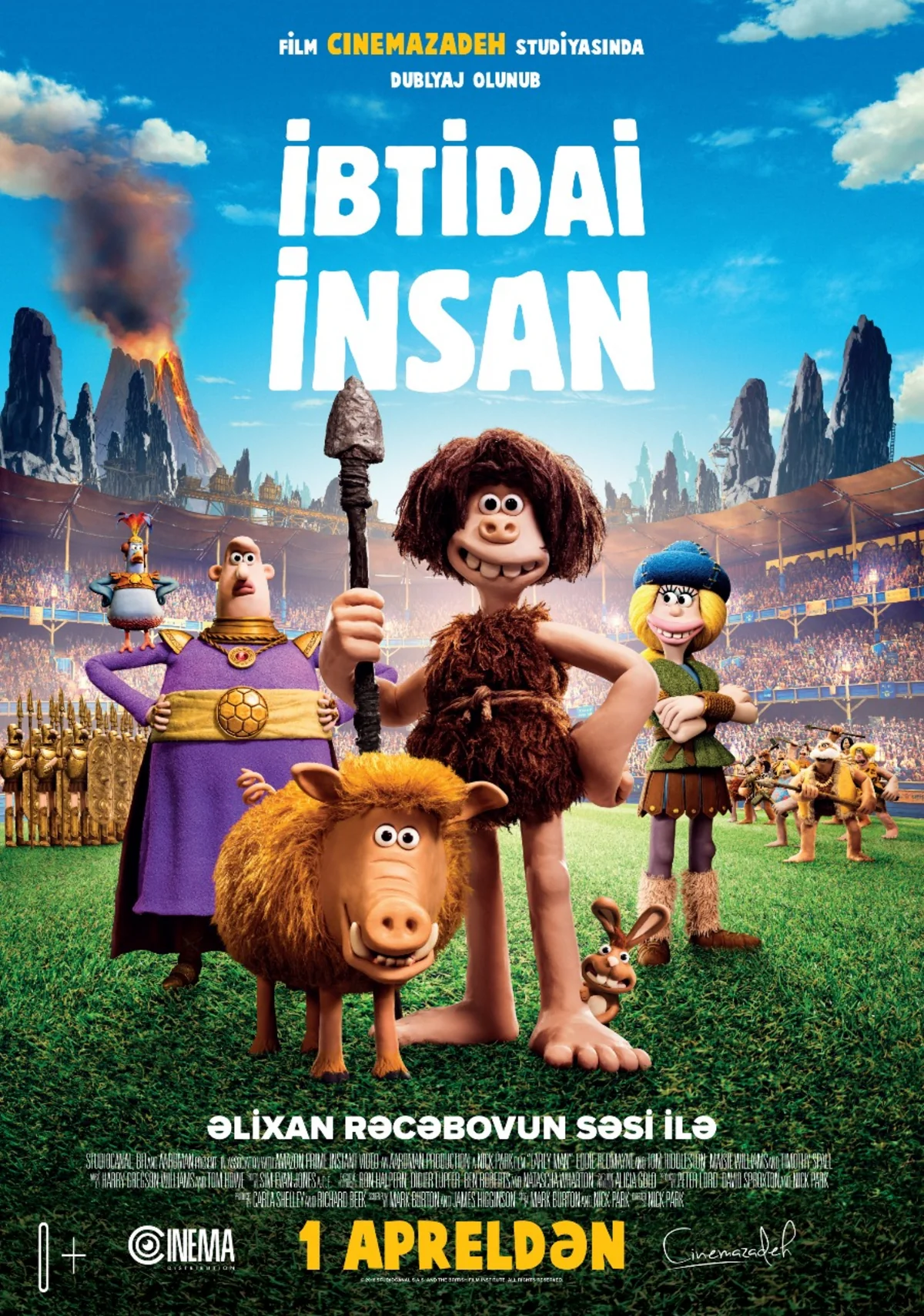 “CinemaPlus”da “İbtidai insan” animasiya filmi Azərbaycan dublyajında nümayiş olunub