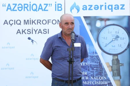 “Azəriqaz”ın növbəti “Açıq mikrofon” aksiyası Siyəzəndə təşkil olunub