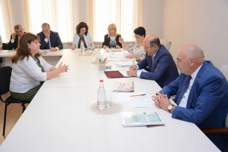 Əbülfəs Qarayev  Zaqatalada vətəndaşları qəbul edib