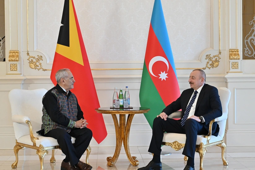 İlham Əliyev Timor-Lestenin Prezidenti ilə görüşüb - YENİLƏNİB