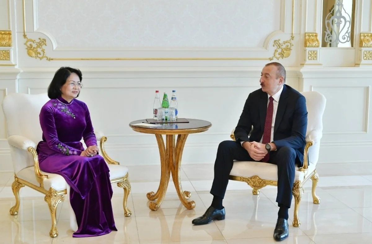 President Ilham Aliyev received vice president of Vietnam