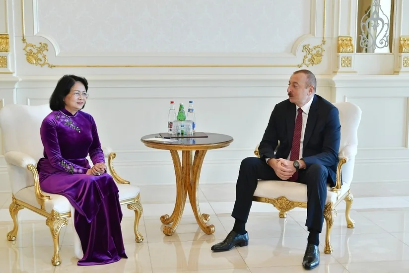 President Ilham Aliyev received vice president of Vietnam