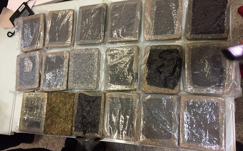 Gürcüstana 16 kiloqram heroin keçirən əcnəbi saxlanılıb