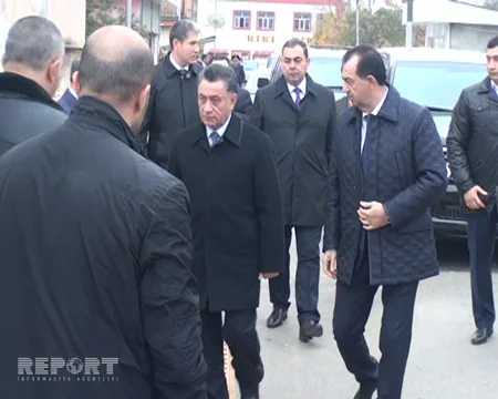 Ramil Usubov Nardaranda şəhid olmuş polis serjantının hüzr mərasimində iştirak edib - FOTO