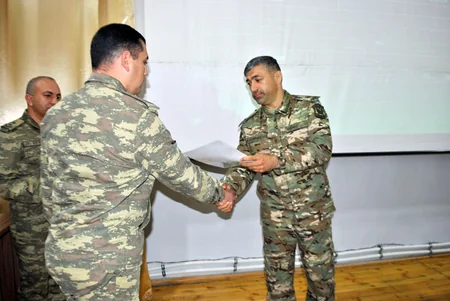 Meeting held in military unit deployed in Azerbaijan's liberated areas