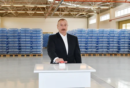Prezident Hacıqabul Sənaye Məhəlləsinin açılışında iştirak edib - YENİLƏNİB