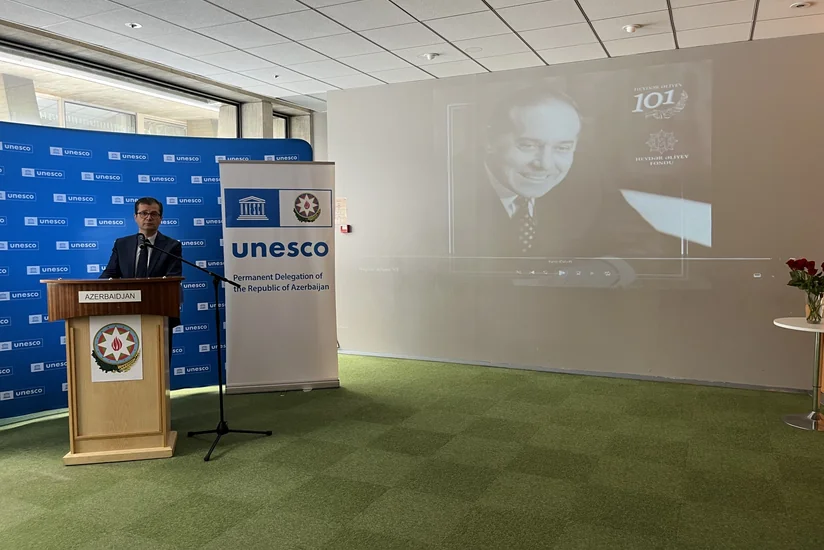 UNESCO-nun mənzil-qərargahında Heydər Əliyevin anadan olmasının 101-ci ildönümü qeyd edilib