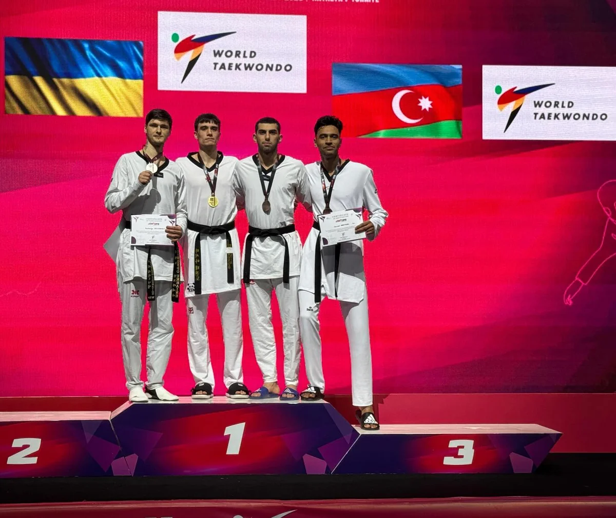 Azərbaycanın daha üç taekvondoçusu Türkiyədə medal qazanıb