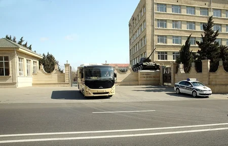 Ordunun şəxsi heyət və döyüş texnikası təlim bölgəsinə yola düşdü - FOTO - VİDEO
