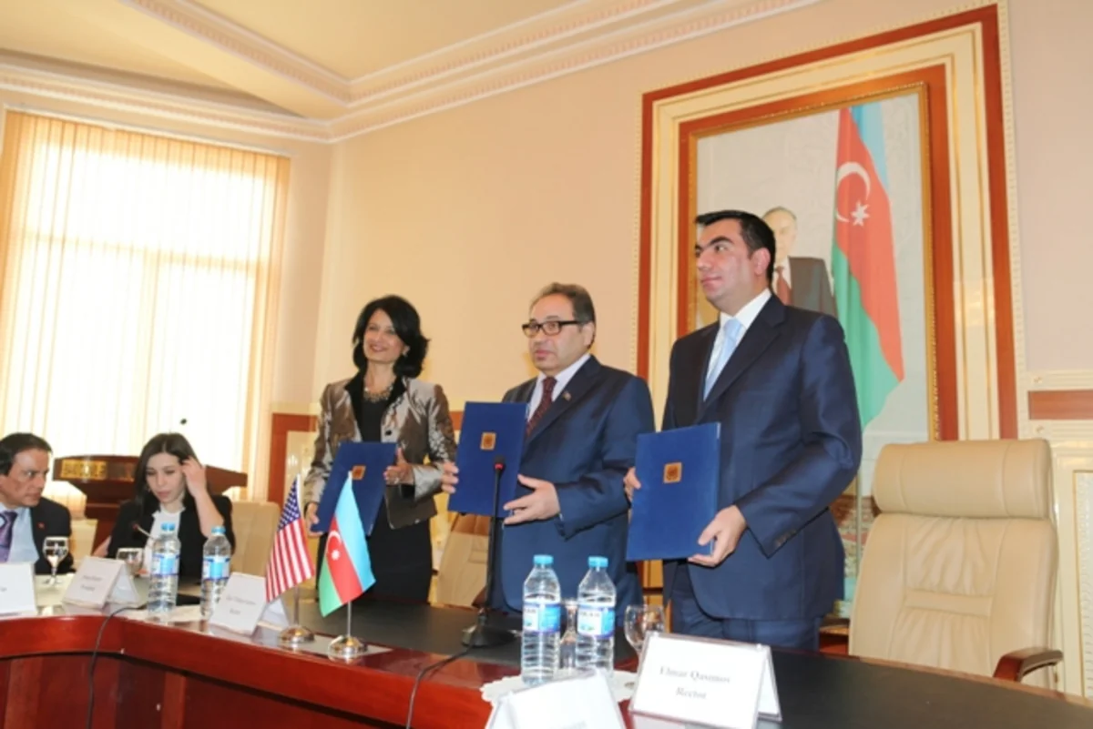 Azərbaycanın iki ali məktəbi ilə ​ABŞ universiteti arasında saziş imzalanıb