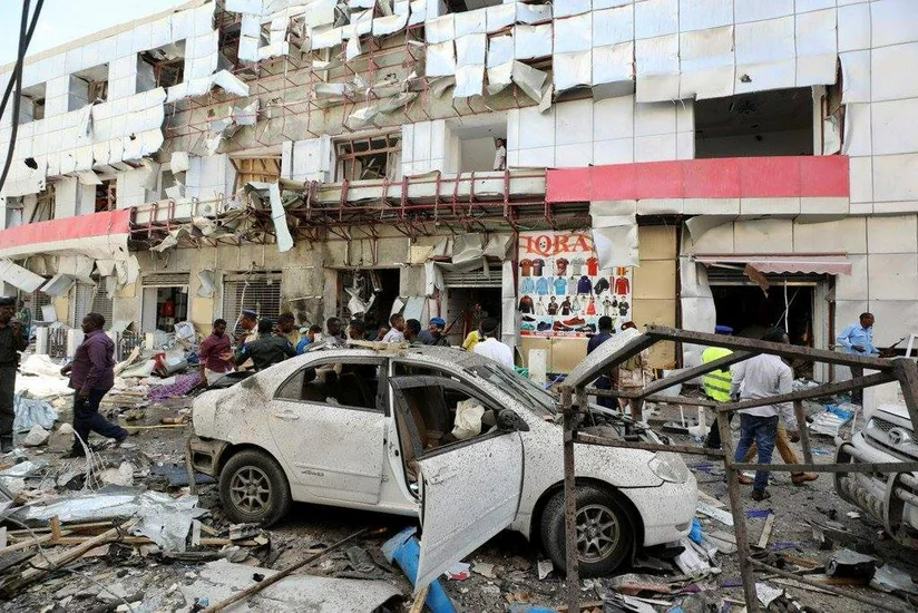 Somalidə partlayış törədilib, ölən və yaralananlar var - FOTO