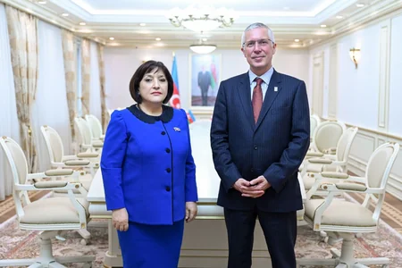 Sahibə Qafarova Britaniyanın Azərbaycandakı səfiri ilə görüşüb